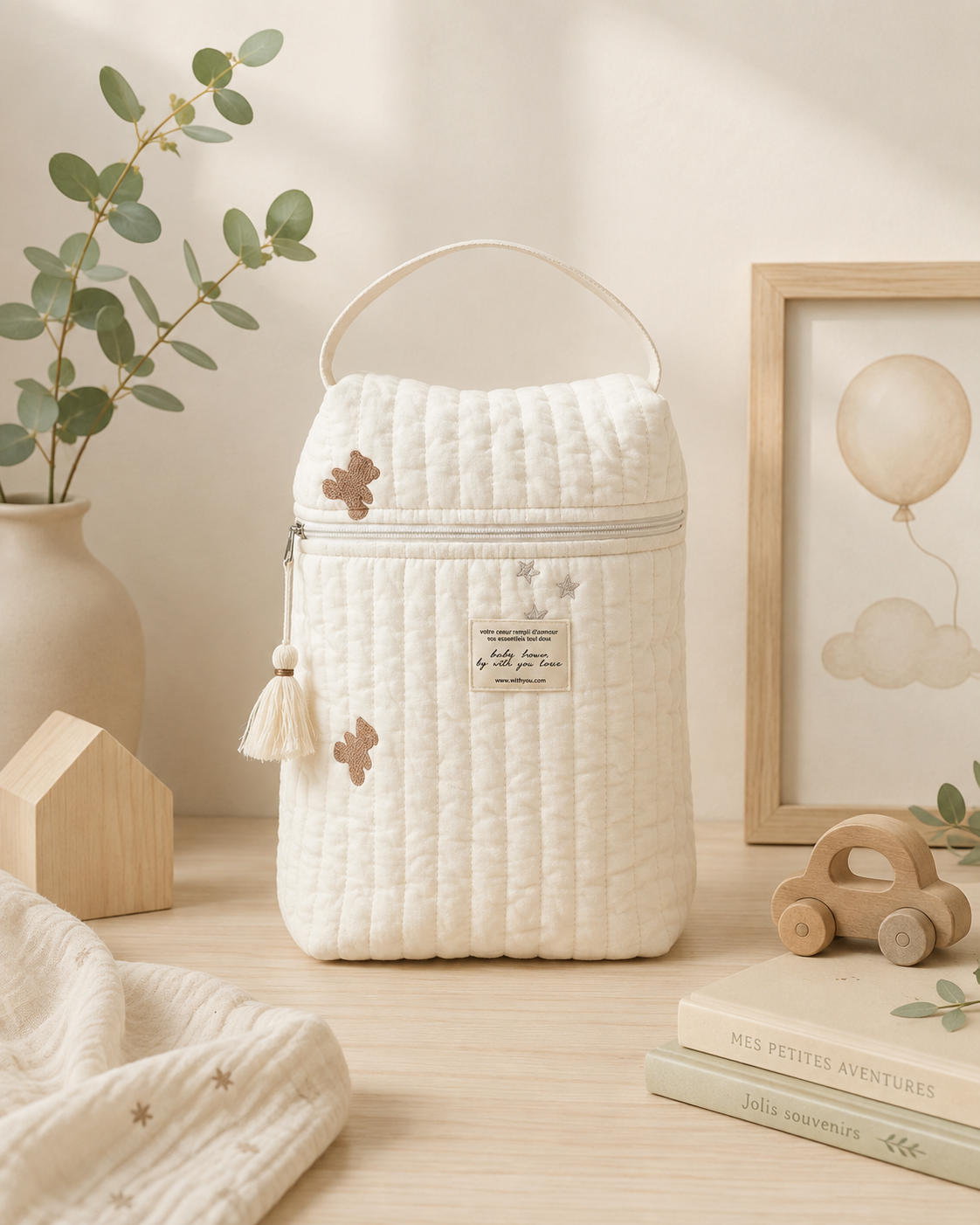 Sac en coton pour les affaires de rechange